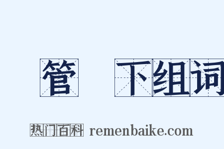 雙管齊下组词是什么意思的图片